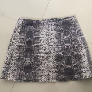 BDG snake print skirt